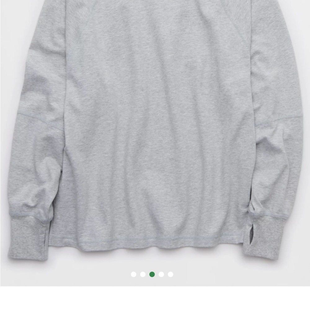 Aerie Heather Gray Logo Sweatshirt